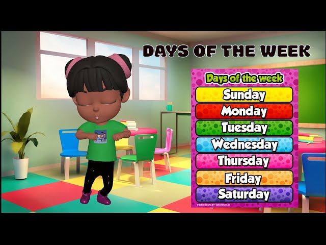 DAYS OF THE WEEK - CHILDREN'S SONG