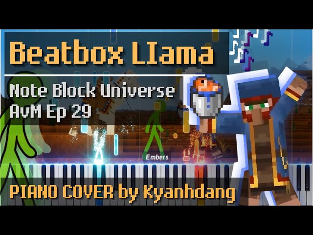 Beatbox LIama - Note Block Universe, AvM Ep 29 (Piano cover)