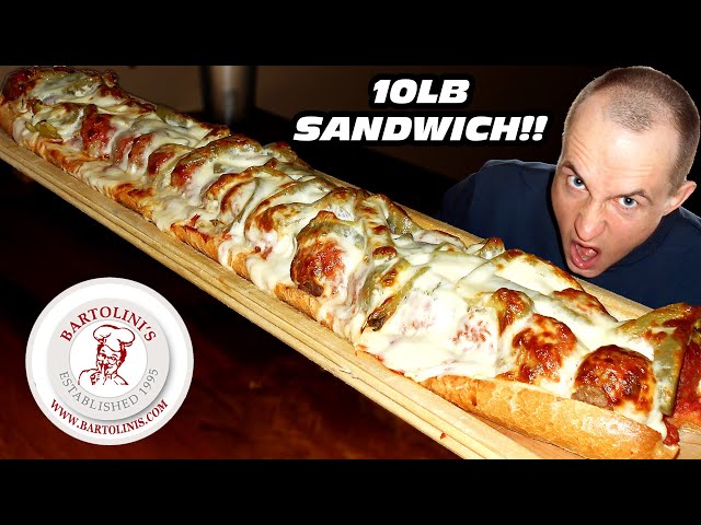 Bartolini's 10lb Meatball Sandwich Challenge in Chicago!! (Pat "Deep Dish" Bertoletti as My Coach!)