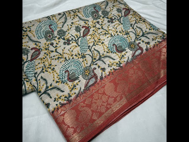 Kalamkari Print Sarees