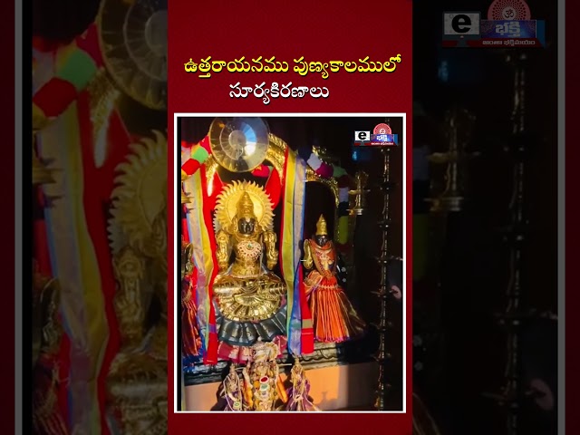 ఉత్తరాయనము పుణ్యకాలములో సూర్యకిరణాలు.|| E-Bhakthi