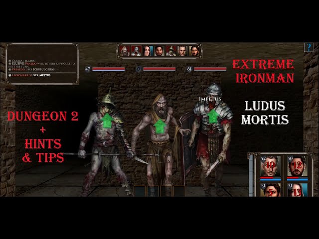 Ludus Mortis Extreme Ironman Challenge - Dungeon 2 gameplay + Hints And Tips