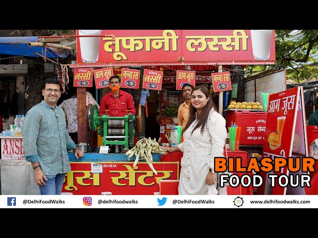 BILASPUR FOOD Tour I Toofani Lassi + Malai Laddu + Khoya Jalebi + Murg Musallam + Chicken Tikkiya