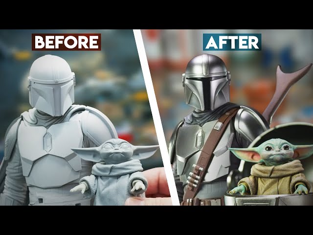 Painting The Mandalorian Premium Format™ Figure | Behind the Scenes