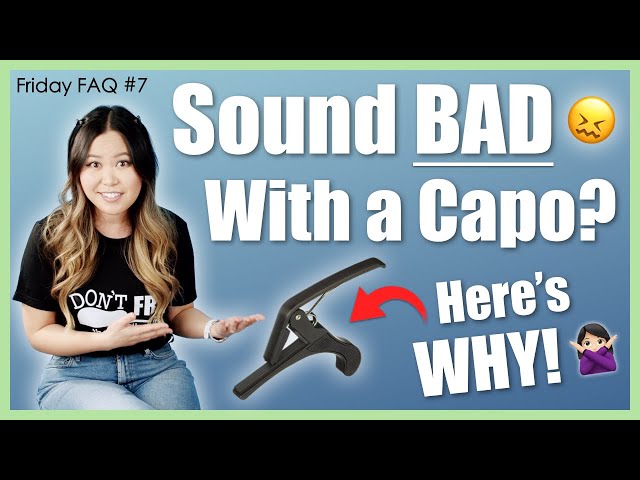 Do You Sound BAD When Playing With a Capo? 😖 THIS Might Be Why! (Guitar Intonation) - Friday FAQ #7