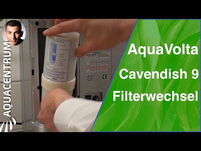 Filter change AquaVolta Cavendish 9, how and how often? Every 6 months according to DIN standards?