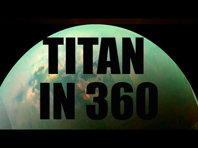 LIFE ON TITAN? IN 360 - Space Engine [360 video]