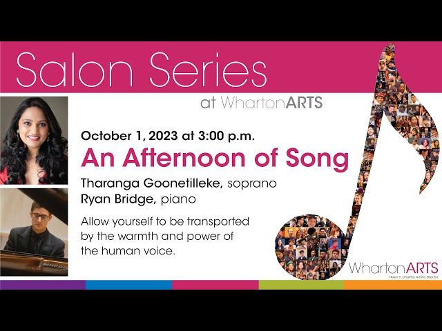 Salon Series: An Afternoon of Song