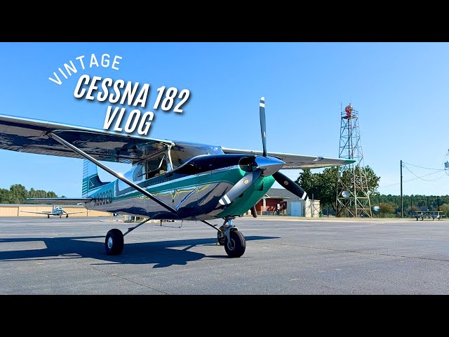 Vintage Cessna 182 Journey to North Carolina’s Foothills | Aviation VLOG