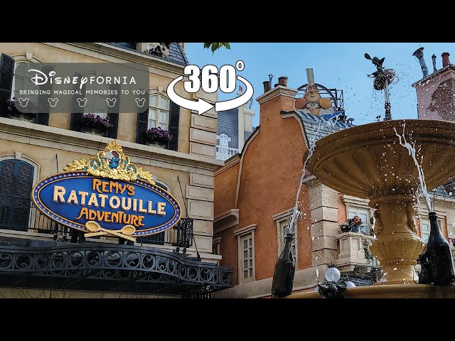 Remys Ratatouille Adventure | 4K 360 Full Ride Video | Epcot Center