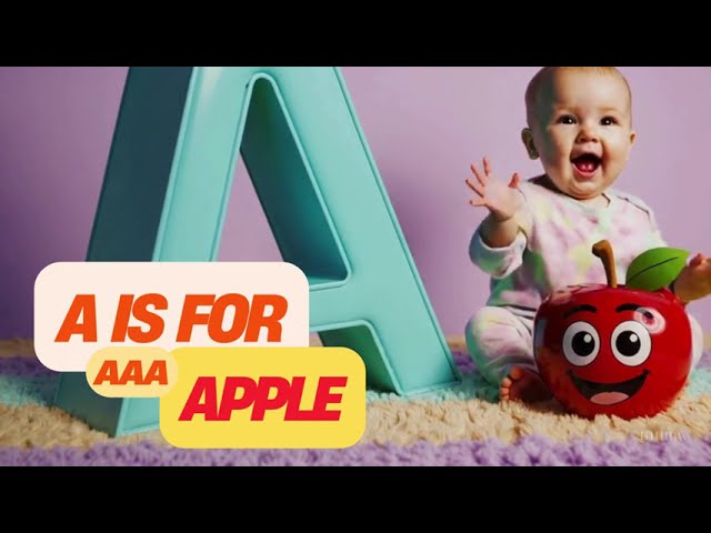 A is for Apple - Fun Alphabet Song for Kids | Learn Phonics & Letters