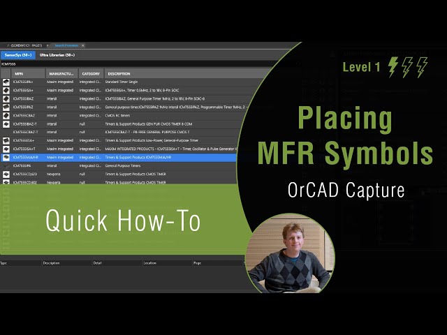 How to Place Schematic Symbols From Manufacturers