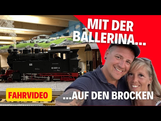 Auf Brockenfahrt mit der HSB Ballerina 996001 /360°/ Modellbau / LGB Gartenbahn Modelleisenbahn #141