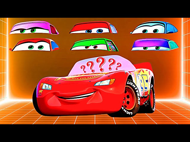 Correctly Guess the Head of Lightning McQueen | Can You Spot It? 🔥Tebak Gambar