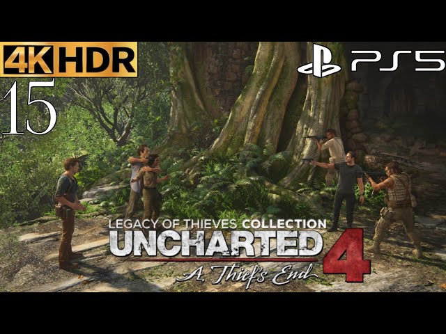 Uncharted 4 (PS5) A Thief's End Remastered Chapter 15 4K 120FPS HDR Gameplay Full Game No Commentary