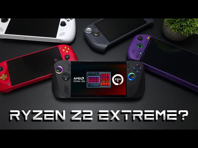 Ryzen Z2 Extreme: Next-Gen Handheld Performance Predictions, 8 Core HX370