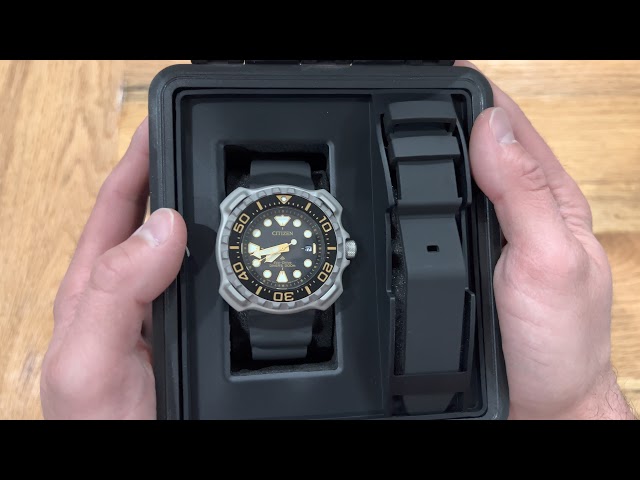 🔥🔥 Sick dive WATCH UNBOXING!! Citizen BN0220-16E - TITANIUM 🔥🔥