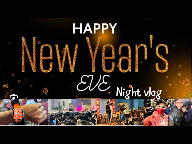 New Year Celebrations Vlog in Bangalore 2024|| New year night