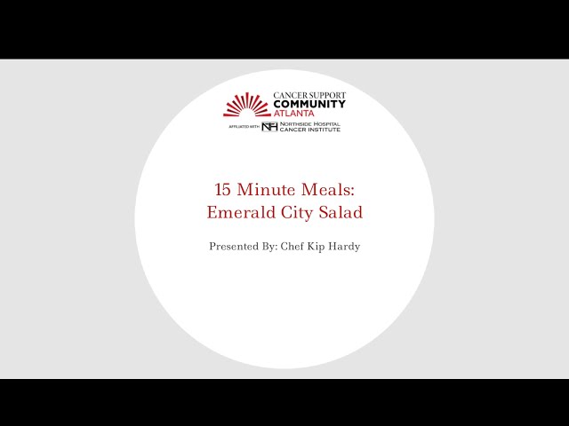 15 Minute Meals: Emerald City Salad