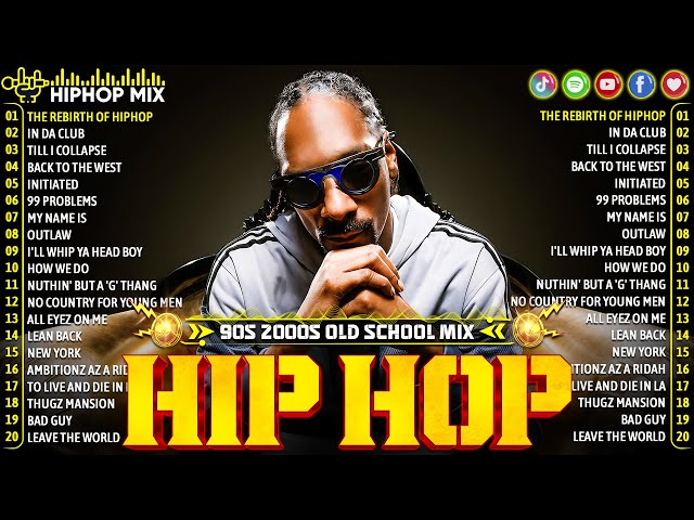 OLD SCHOOL HIP HOP MIX 2025 ~ Best of 90's Hip Hop Mix Playlist 💥 2Pac, Dr. Dre, Snoop Dogg, 50 Cent