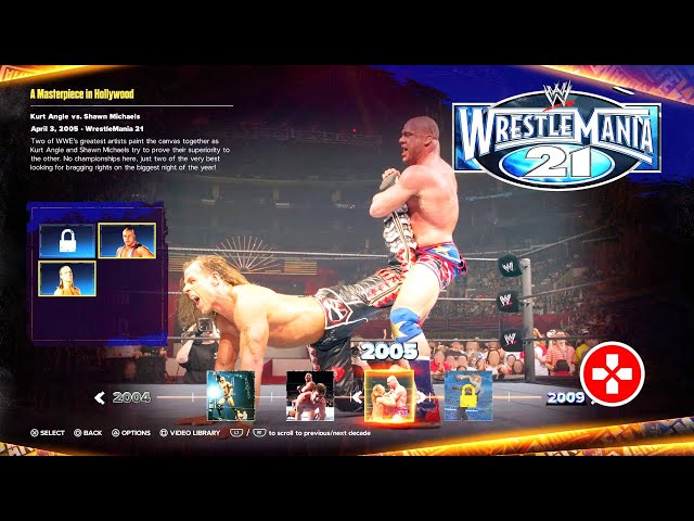 WWE 2K24 Showcase - Kurt Angle vs. "HBK" Shawn Michaels | WrestleMania 21