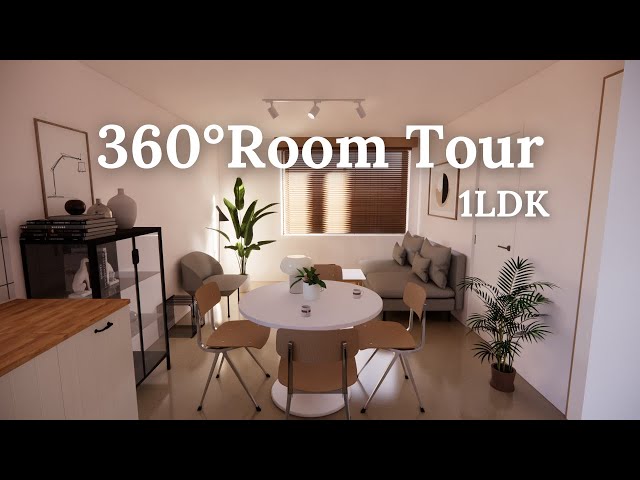 [360° Room Tour] | Room 4 | Modern LDK Design | Experience the Open, Spacious Feel with a 360° View