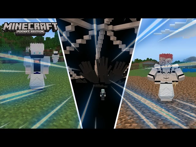 SAIU!!!NOVA ATUALIZAÇÃO DA MELHOR ADDON DE JUJUTSU KAISEN V6 IGUAL AO DE PC PARA MINECRAFT PE!!😱😱😱