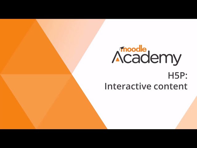 H5P in Moodle 4.4/4.5