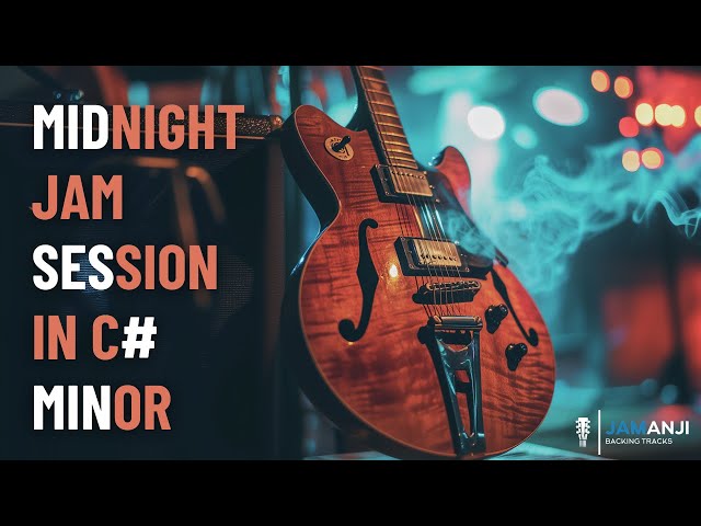 Smooth Midnight Jazz Backing Track in C# Minor