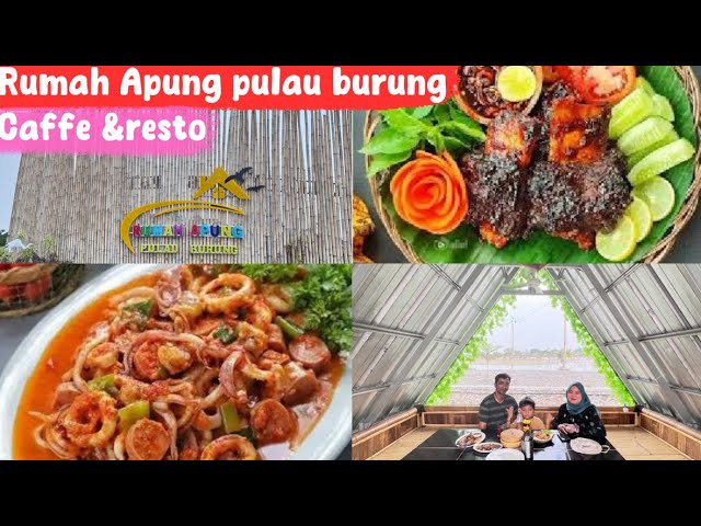 VIRAL || RUMAH MAKAN PULAU BURUNG CAFFE & RESTO || Rekreasi Sawah Luhur Serang Banten