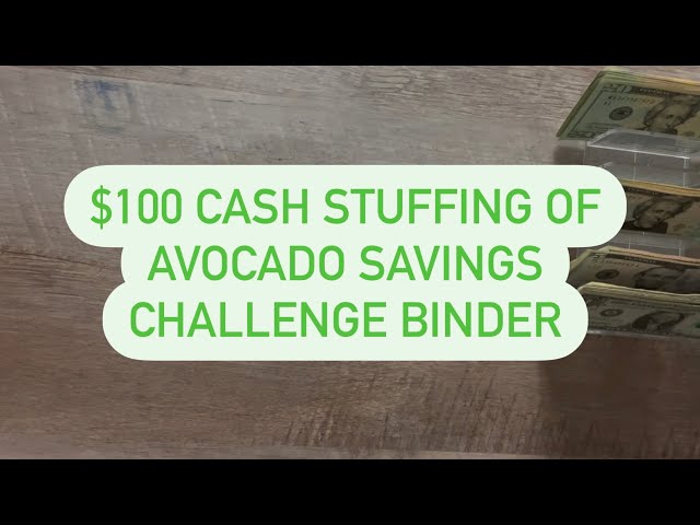 Let’s Complete Several Challenges || It’s Guac-ing Monday! || $100 Avocado Binder || Sinking Funds