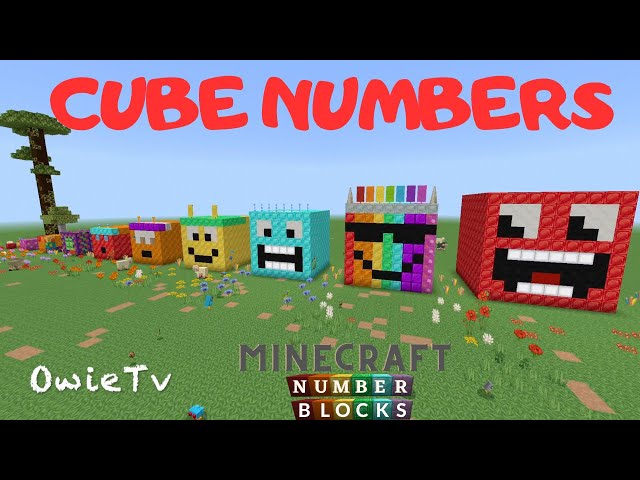 Cube Numbers Song Numberblocks Minecraft | Cube Numbers | Math and Number Songs for Kids