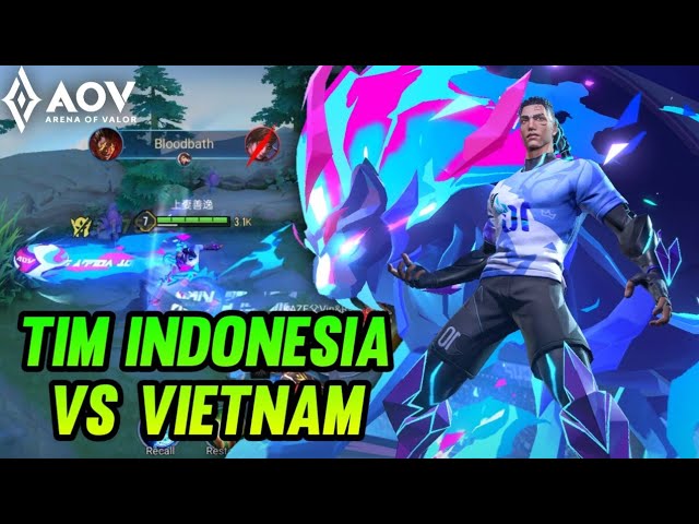 AoV : RAZ SUPER STRIKER GAMEPLAY | TIM INDONESIA VS VIETNAM - ARENA OF VALOR | LIÊNQUÂNMOBILE | ROV