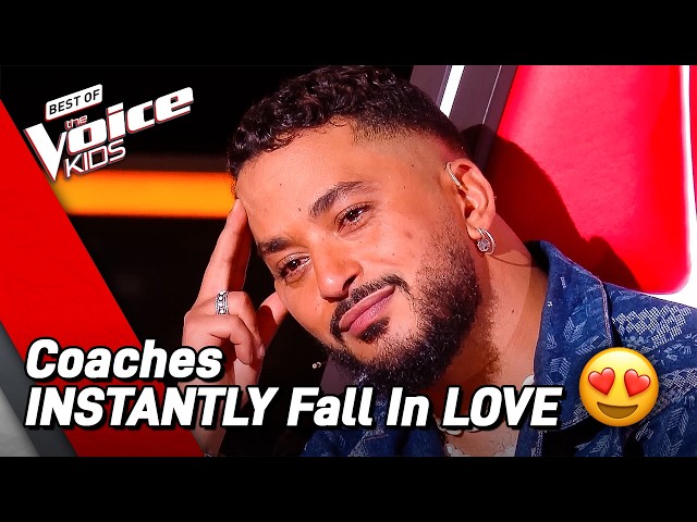 Coaches FALL IN LOVE with these KIDS Voices! 😍