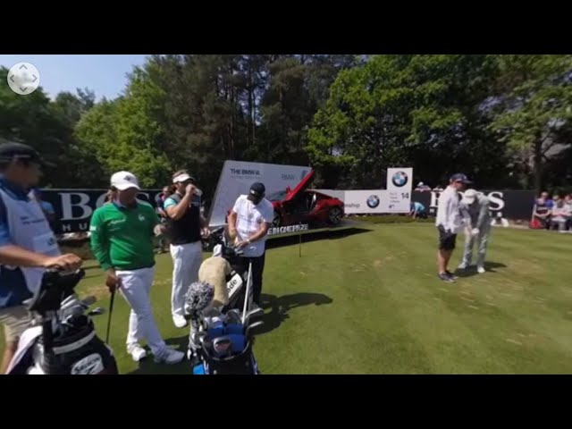 Willett, Dubuisson and Lee on the 14th hole at Wentworth