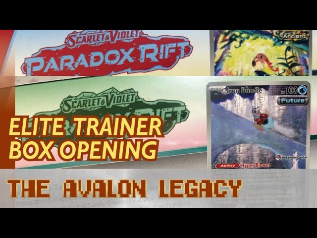 Pokémon Paradox Rift BOTH PokéCen Elite Trainer Box Openings!! ~SPECIAL ILLUS. RARE PULLED~ [↯315]