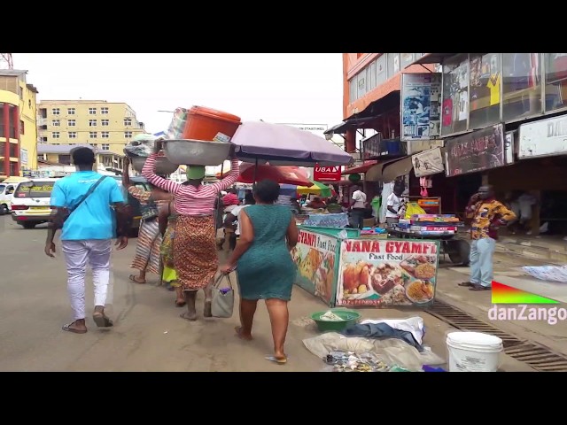 A DRIVE THROUGH ASAFO FLYOVER KUMASI /GHANA