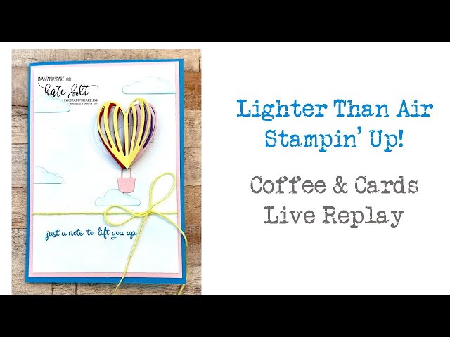 Fun Birthday Card Using Lighter Than Air By Stampin Up For Fun Friday!