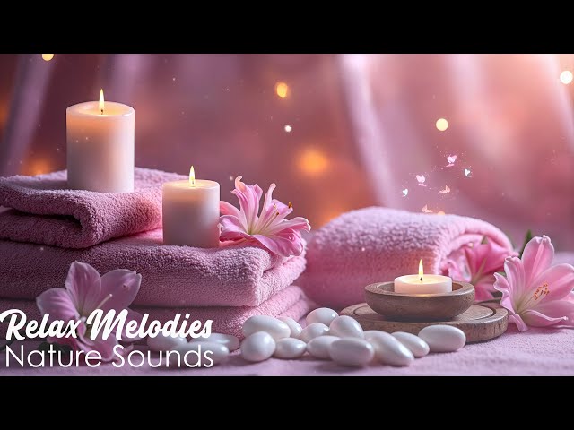 Spa Music and Water Sounds that Calm The Mind 🌺 Sleep Music, Relaxing Music