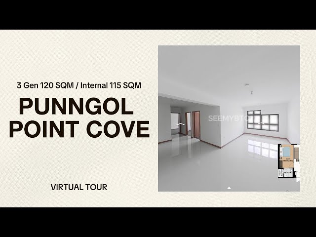 Punggol Point Cove 3 Gen 120 SQM / 115 Internal Virtual Tour