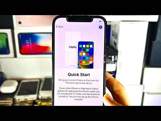 How To Access iPhone Quick Start!