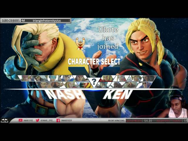 [4/11/16] Street Fighter V Stream: Alex, Zangief, and Ryu (Part 8)