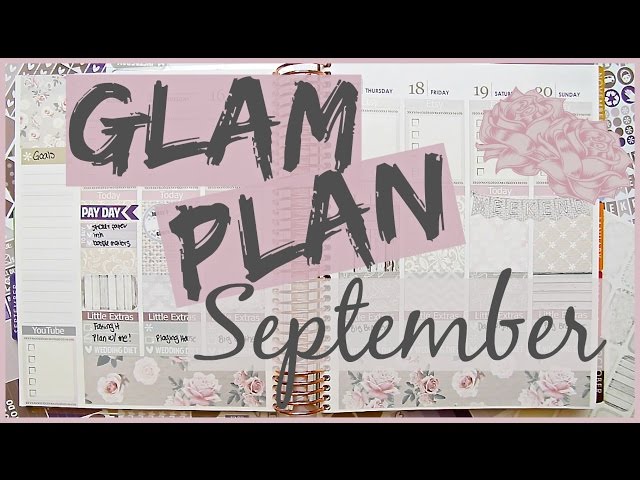 GLAM Plan with Me! September 2015 // Elle Fowler