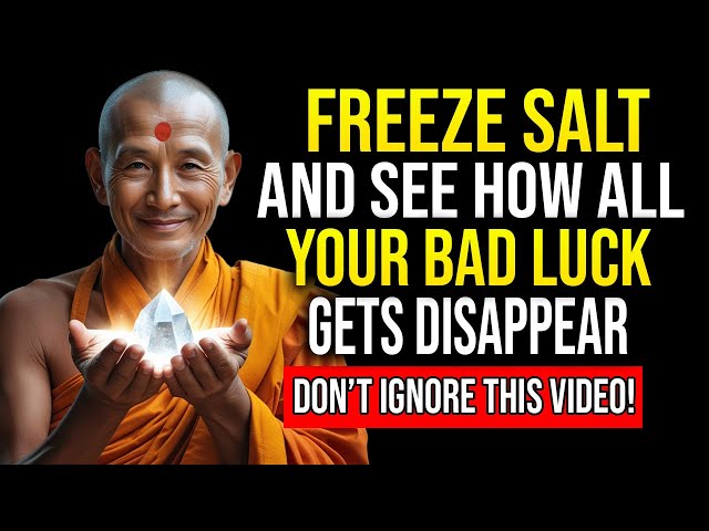 REMOVE ALL EVIL AND BAD LUCK BY FREEZING SALT | Buddhist Teachings