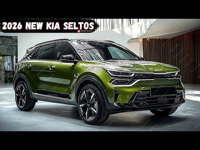 What's Hiding Behind the 2026 Kia Seltos's Bold Green Finish?