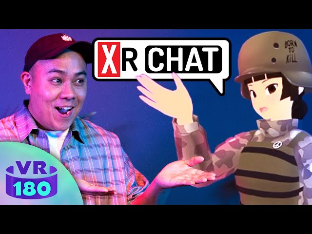 I met a VR avatar IRL (MIXED REALITY CHAT)