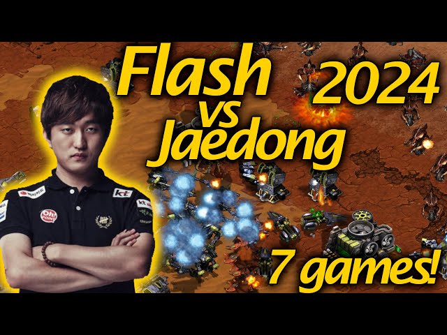 FLASH vs JAEDONG 2024 *7 Games Ladder Series!  - Starcraft Remastered