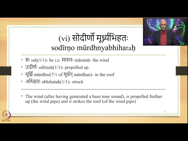 Lec06: sandhi in Paninian grammar #CH25SP #swayamprabha