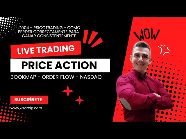 PSICOTRADING - COMO APRENDER A PERDER PARA GANAR (Trading en vivo con Bookmap - Orderflow ) #004