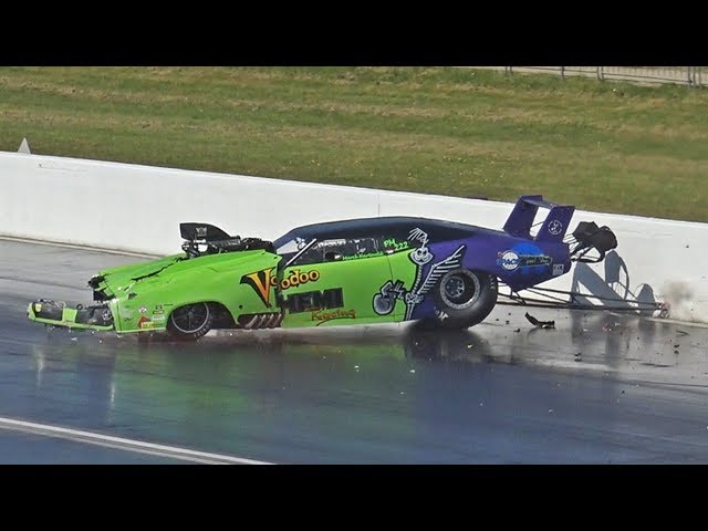 Drag Racing Wrecks, Wheelies & Close Calls Compilation